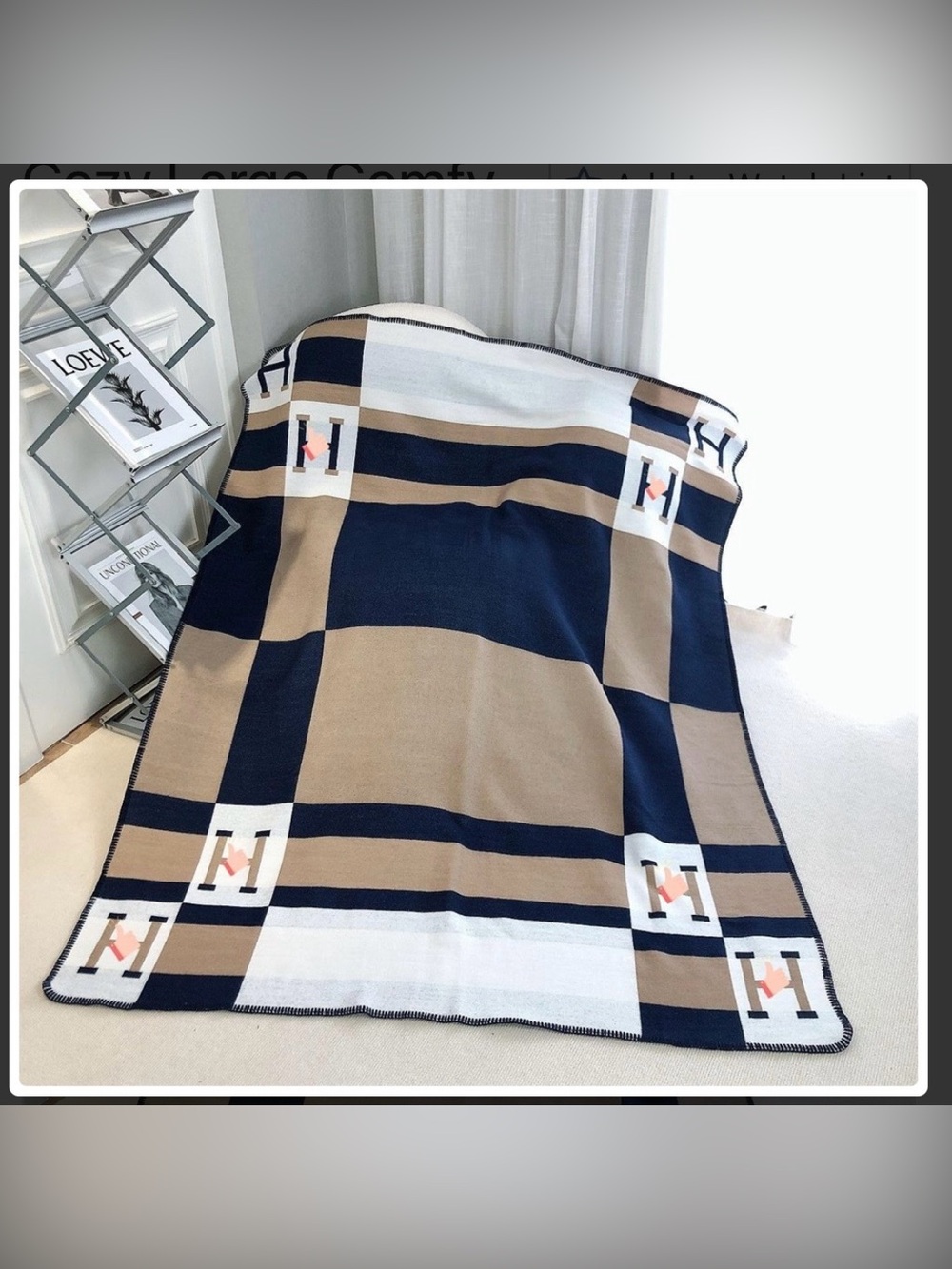 Blanket Soft Fleece Sofa Throw Blanket Couch Bed NWOT